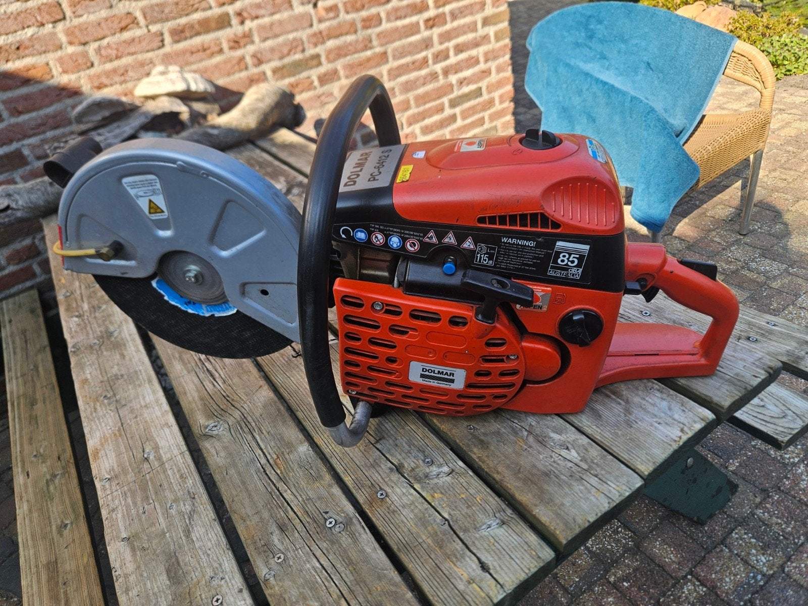 Dolmar  betonzaag PC 6412 S, Doe-het-zelf en Verbouw, Overige Doe-het-zelf en Verbouw, Zo goed als nieuw, Ophalen of Verzenden