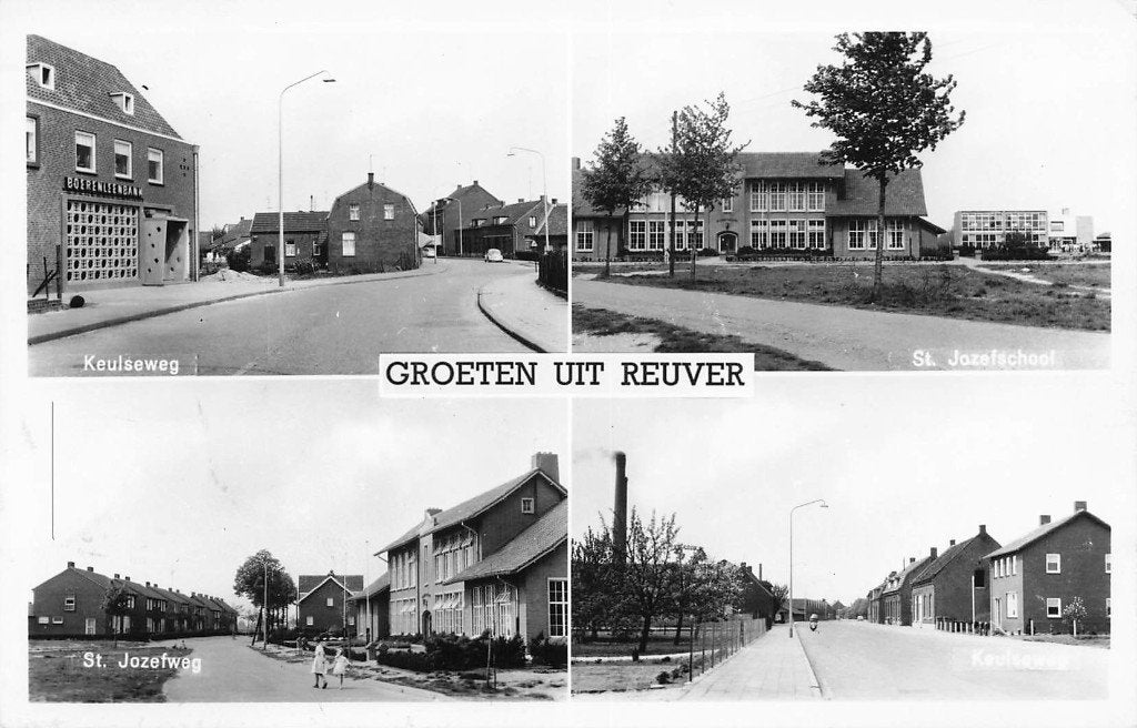 JO858  Reuver Groeten uit 1969, Verzamelen, Ansichtkaarten | Nederland, Verzenden, 1920 tot 1940, Gelopen, Noord-Brabant