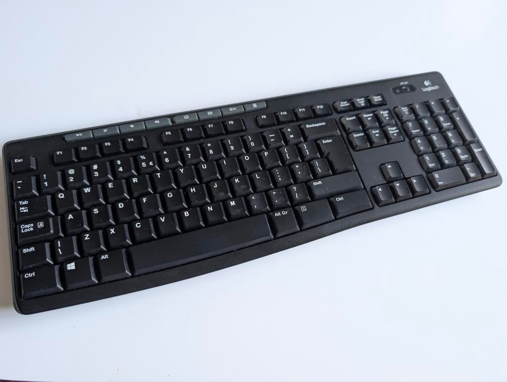 Logitech K270 draadloos toetsenbord (opklappootjes ontbreken, Ophalen, Gebruikt, Logitech, Draadloos