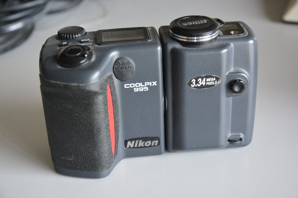 Nikon Coolpix 995 digitale camera, Ophalen, Accu, Gebruikt, Compactcamera