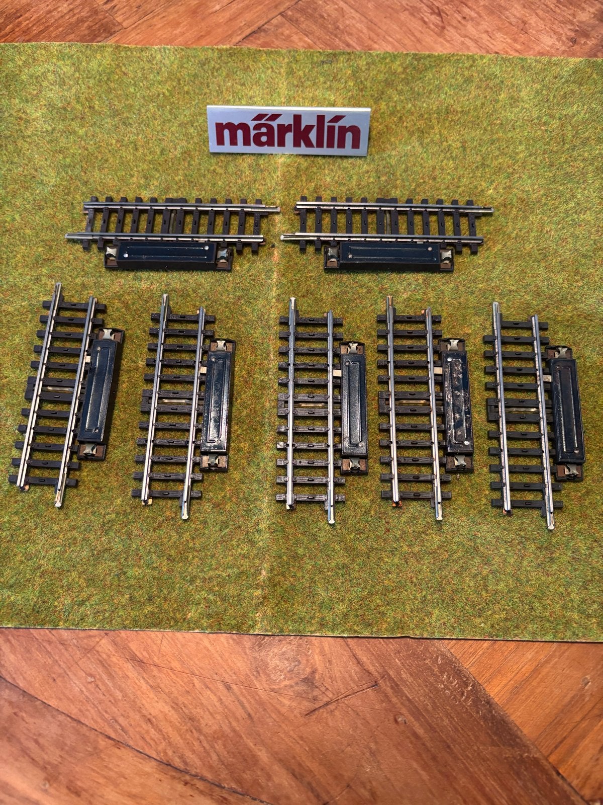 Märklin K-rails Schakelrails - Gebruikt, Wisselstroom, Gebruikt, Rails, Ophalen of Verzenden