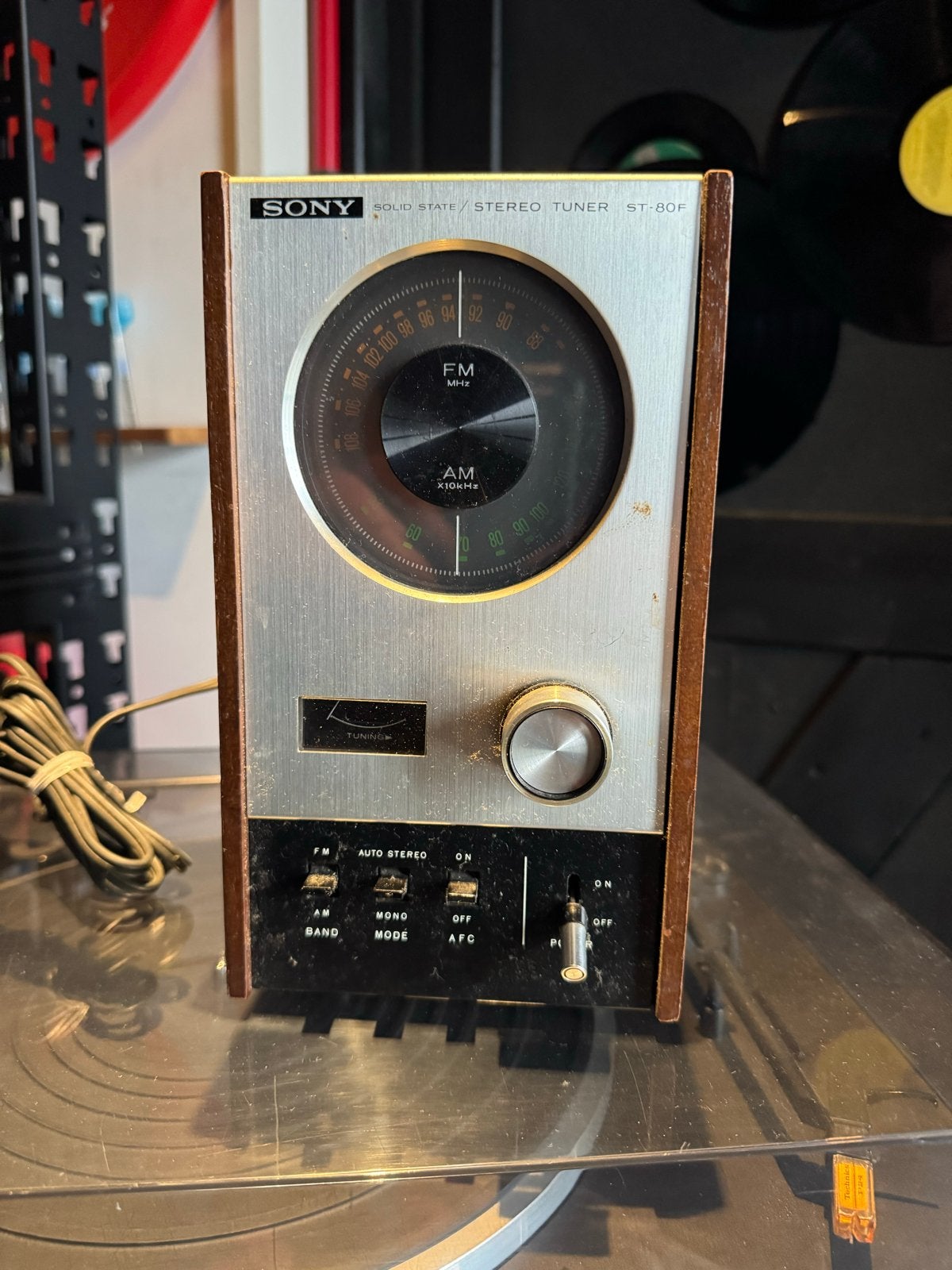 Vintage Sony ST-80F Solid State Stereo Tuner, Ophalen, Gebruikt, Radio