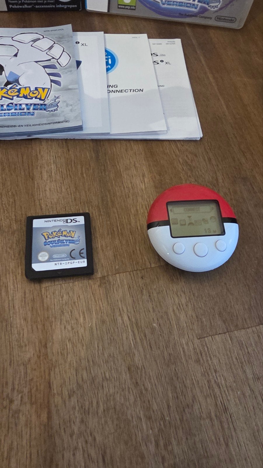 Pokemon SoulSilver Big Box met Pokewalker - Nintendo DS, Spelcomputers en Games, Nintendo, Gebruikt, 1 speler, Role Playing Game (Rpg)