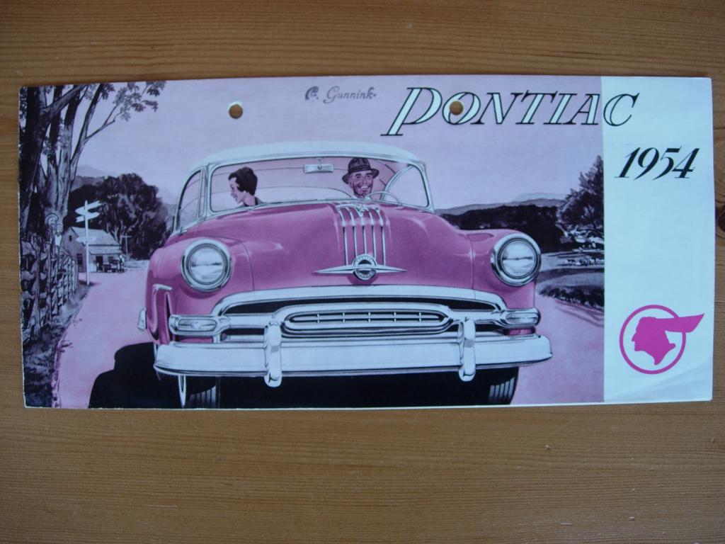 Pontiac 1954 Brochure Nederlands, Ophalen of Verzenden, Zo goed als nieuw, Overige merken, Pontiac