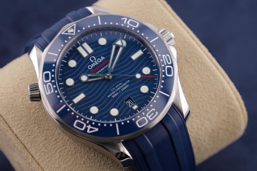 Omega Seamaster 300M Diver 210.32.42.20.03.001, Ophalen, Staal, Polshorloge, Overige materialen