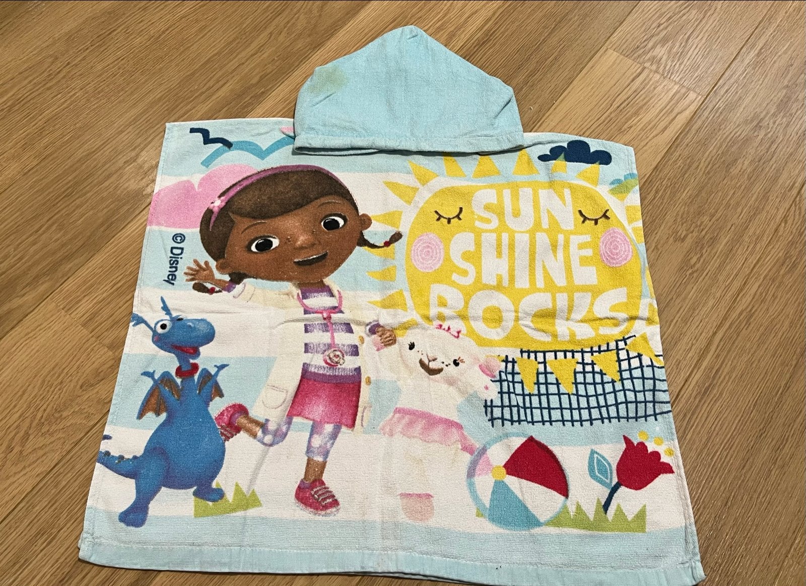 Disney Doc McStuffins Handdoek Poncho voor Kinderen, Ophalen of Verzenden, Gebruikt, Jongen of Meisje