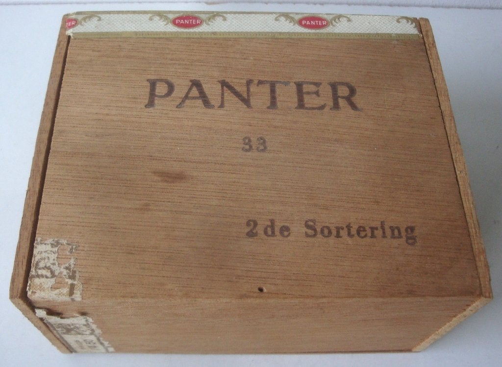 Panter sigaren H. & J. van Schuppen Veenendaal verpakkingen, Ophalen of Verzenden, Zo goed als nieuw, Tabaksdoos of Verpakking