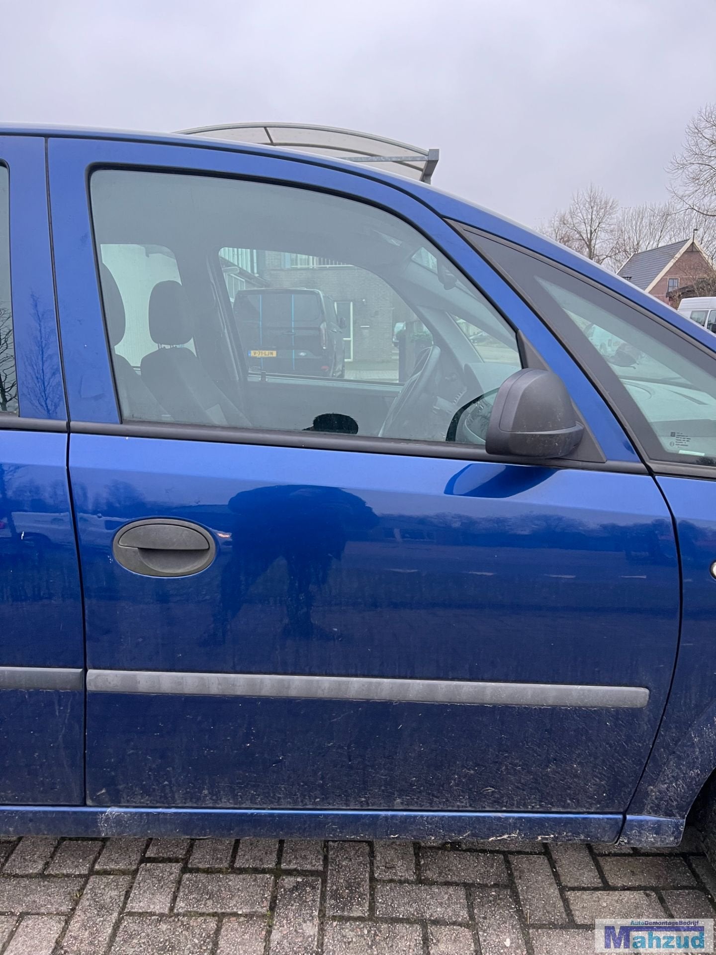OPEL MERIVA A Blauw Z21B rechts voor deur 2003-2010, Gebruikt, Deur, Opel Automobile GmbH, Ophalen of Verzenden