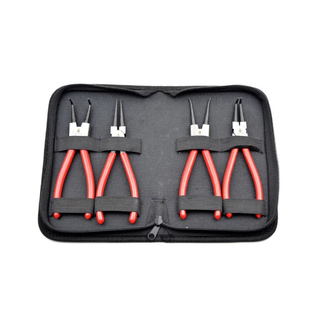 Circlip tangen set 4-delig - 175mm, Verzenden, Klantenservice@germat.nl, Gereedschap of Toebehoren, Nieuw