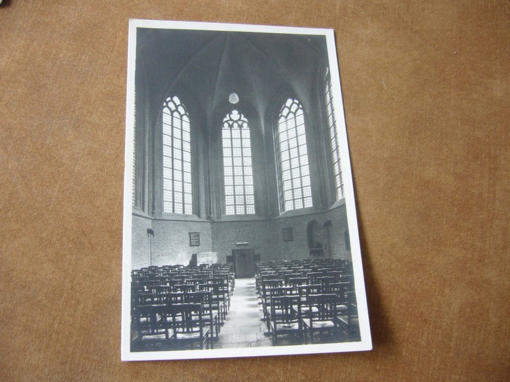 WAALWIJK  =  MNED HERV KERK - INTERIEUR, Ophalen of Verzenden, 1940 tot 1960, Ongelopen, Noord-Brabant
