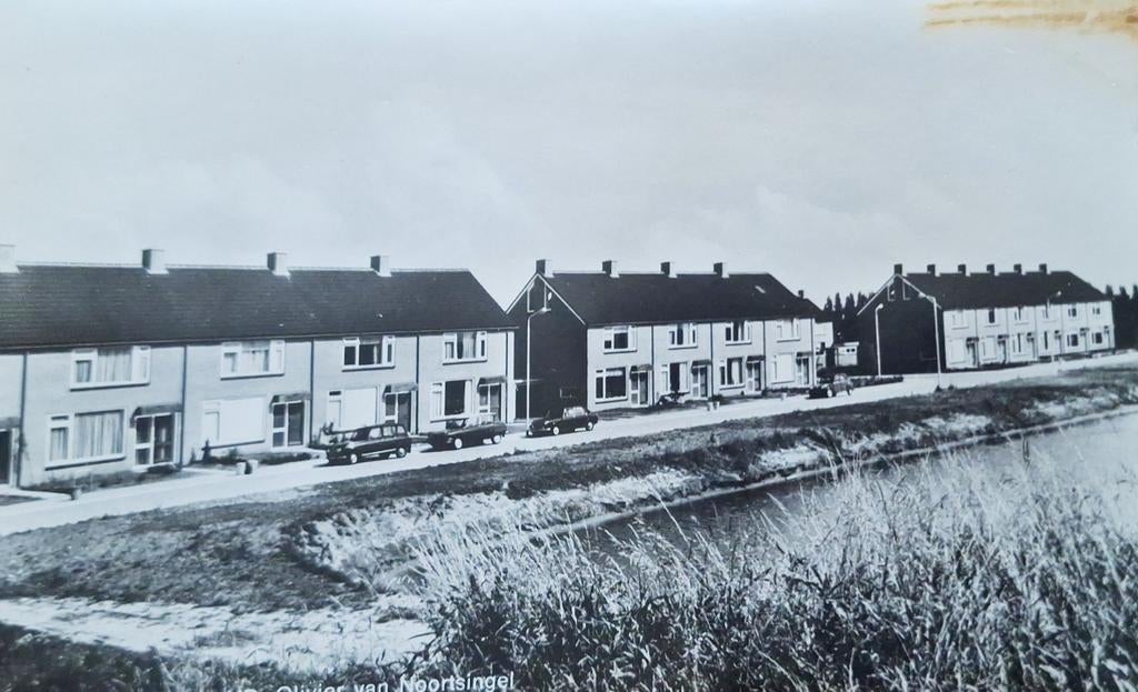 Oud Beijerland - Olivier van Noortsingel - 1968, Ophalen of Verzenden, 1960 tot 1980, Gelopen, Zuid-Holland