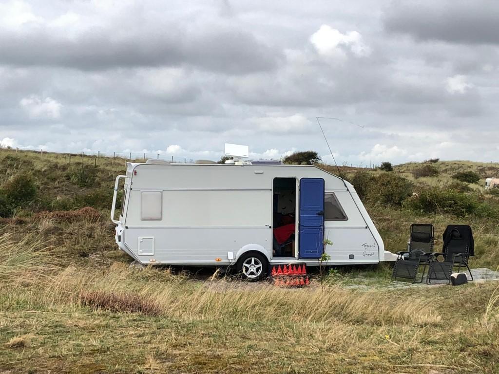 Kip Greyline 50 GB - Art line (Uniek exemplaar), Caravans en Kamperen, Vast bed, Rondzit, Kip, Particulier