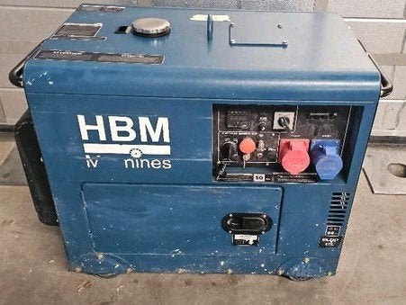 HBM 7900 Watt Diesel Generator - Aggregaat 400/230/12 Volt