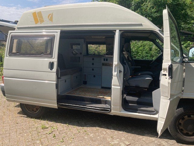 Klassieke VW T4 Fischer camper | automaat | benzine, Automaat, Koelkast, Volkswagen, Tot en met 2