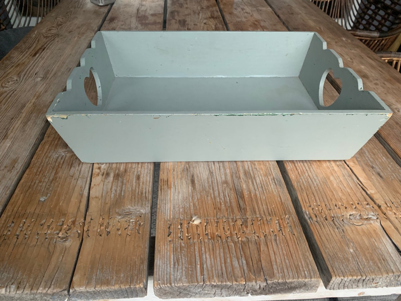 Dienblad hout 48x33cm, Ophalen, Gebruikt, Dienblad, Afneembaar