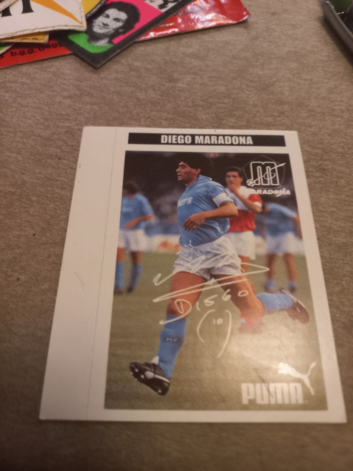 Diego Maradona Puma  - Voetbal Legende, Ophalen of Verzenden, Zo goed als nieuw