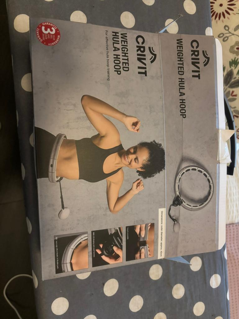 Crivit Weighted Hula Hoop, Sport en Fitness, Ophalen, Zo goed als nieuw