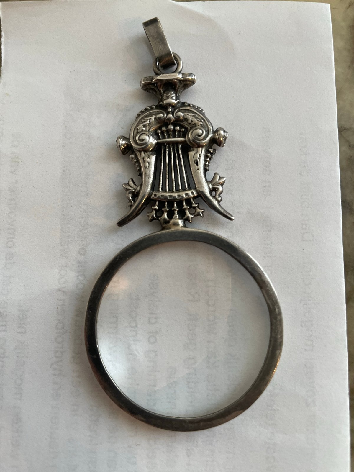 Zilveren chatalaine loep, Ophalen of Verzenden, Zilver
