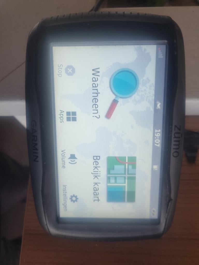 Garmin Zumo 590lm motor navigatie met mount, Motoren, Ophalen of Verzenden