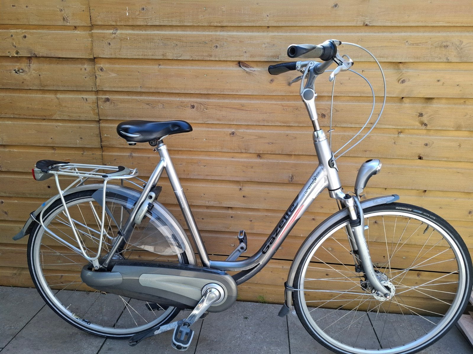 Mooie Gazelle Orange Damesfiets., Ophalen, Versnellingen, 56 cm of meer, Zo goed als nieuw