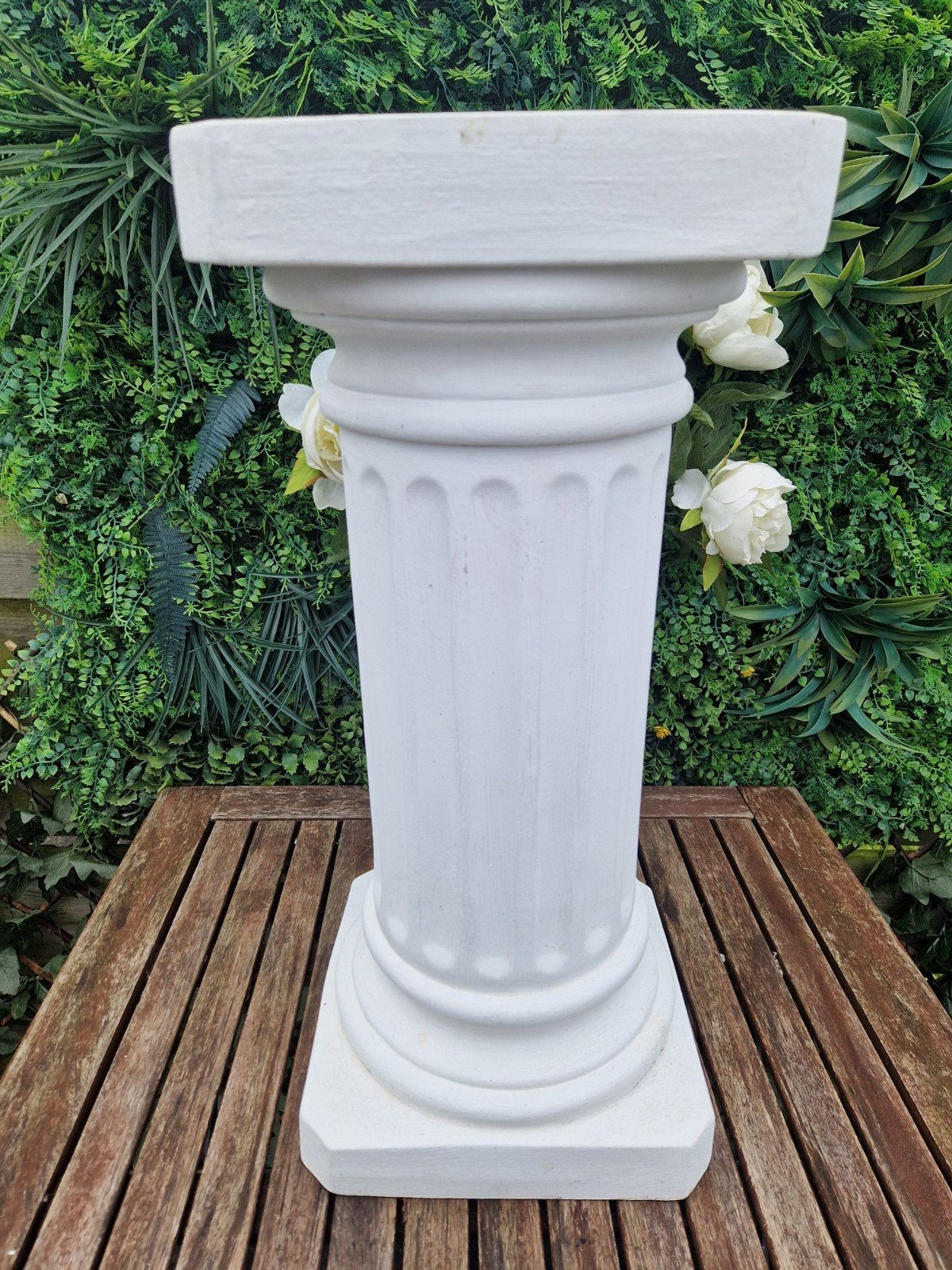 mooie sokkel voor tuinbeeld of bloempot, Ophalen, Gebruikt
