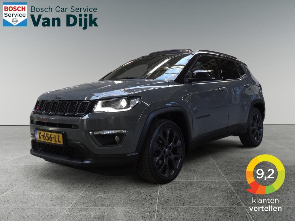 Jeep Compass 1.3T Panorama / Trekhaak / Leder / Carplay, 15 km/l, 4 cilinders, 150 pk, 600 kg
