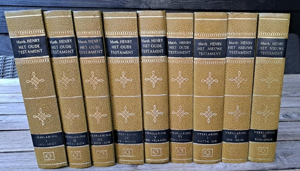 Matthew Henry Bijbelverklaring compleet 9 delen, Ophalen of Verzenden, Zo goed als nieuw, Matthew Henry, Christendom | Protestants
