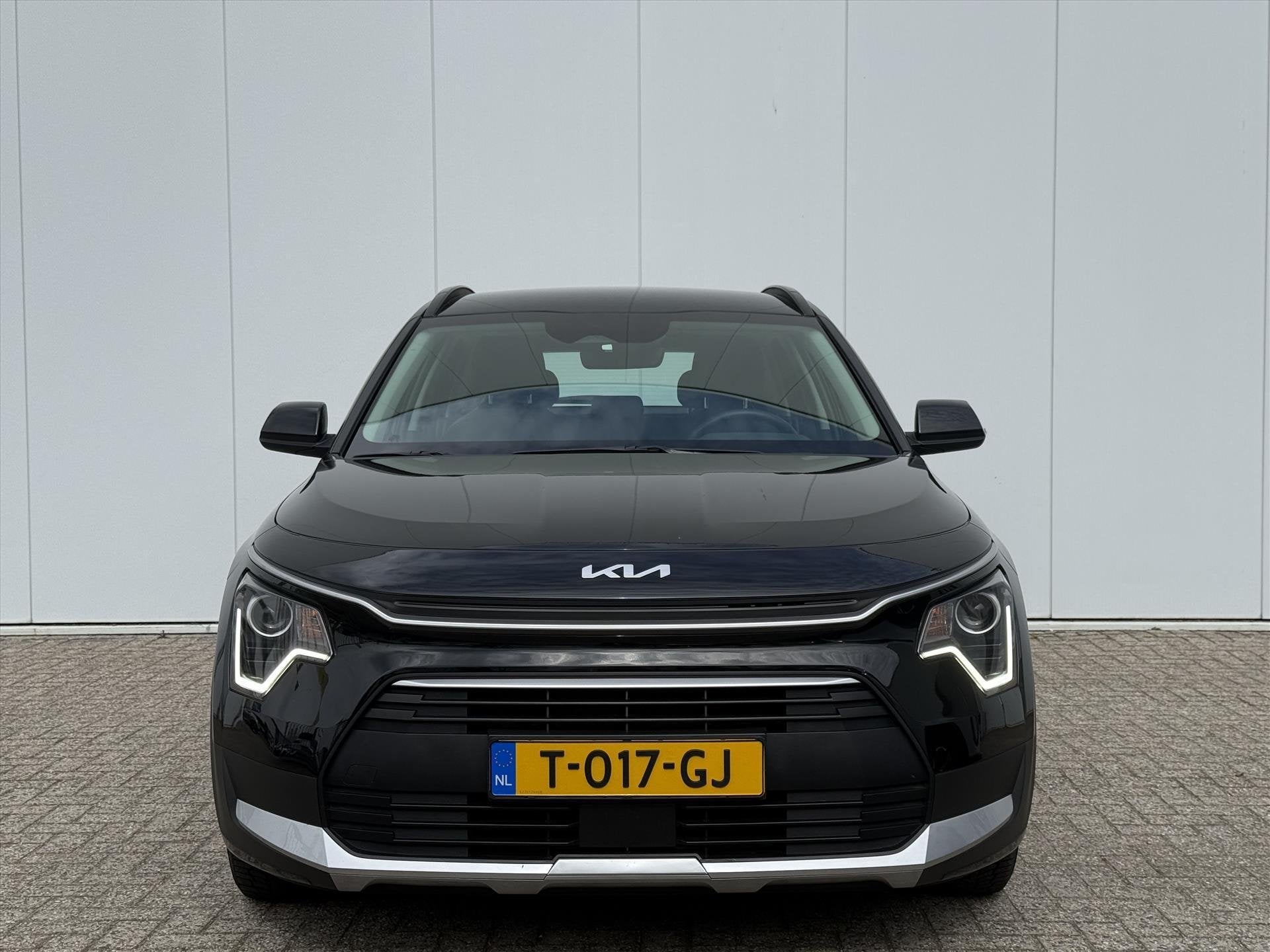 Kia Niro 1.6 GDi Plug-in Hybrid 183pk DCT6 DynamicLine | Sto, Auto's, Stof, Gebruikt, Euro 6, Zwart