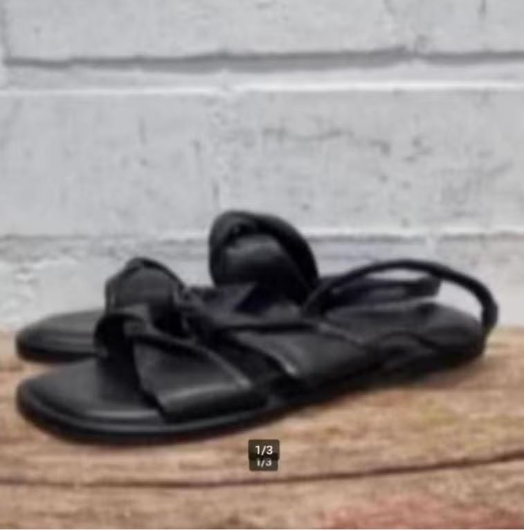 Inuovo - Prachtige leren sandalen maat 41 - Nieuw, Kleding | Dames, Schoenen, Zwart, Inuovo, Nieuw, X