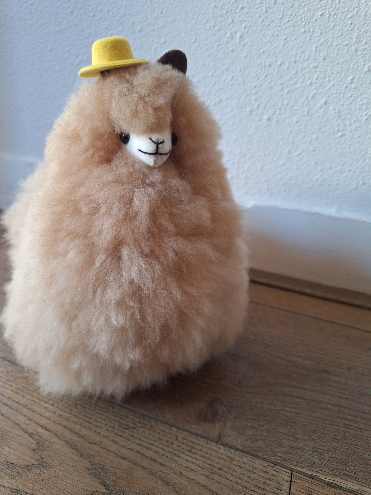 Alpaca knuffelbeeldje van echte alpacawol, Kinderen en Baby's, Speelgoed | Knuffels en Pluche, Handgemaakt, Overige typen, Nieuw