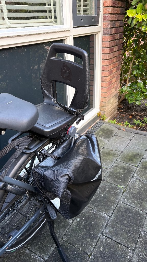 Qibbel Junior 6+ achterzitje zwart – compleet, Achterzitje, 15 t/m 36 kg, Ophalen of Verzenden, Qibbel