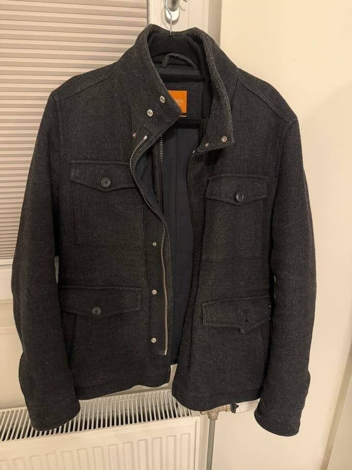 Stijlvolle Hugo Boss jas - Maat 48/50 (M) - vrijwel nieuw, Ophalen of Verzenden, Zo goed als nieuw, Maat 48/50 (M), Blauw
