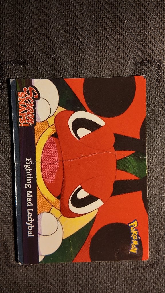 screen snaps fighting mad ledyba holo  topps | Pokemon kaart, Ophalen, Zo goed als nieuw, Losse kaart, Foil