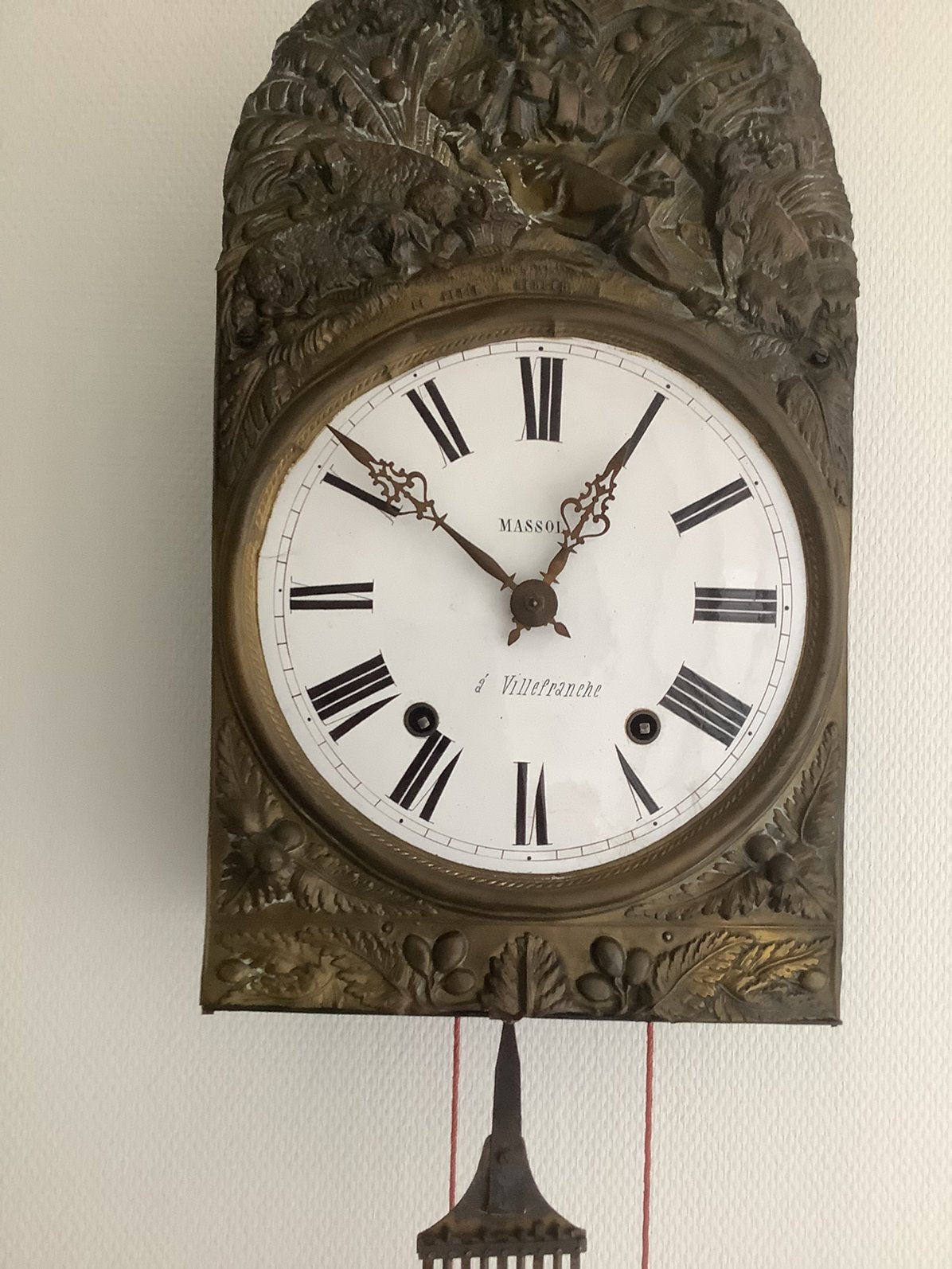 Antieke klok, Antiek en Kunst, Antiek | Klokken, Ophalen of Verzenden