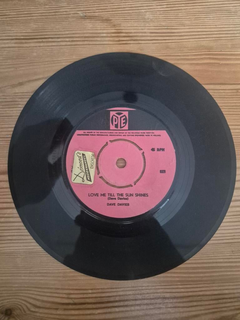 Dave Davies - Death of a Clown / Love Me Till The Sun Shines, Originele persing, Ophalen of Verzenden, Gebruikt, Rock en Metal