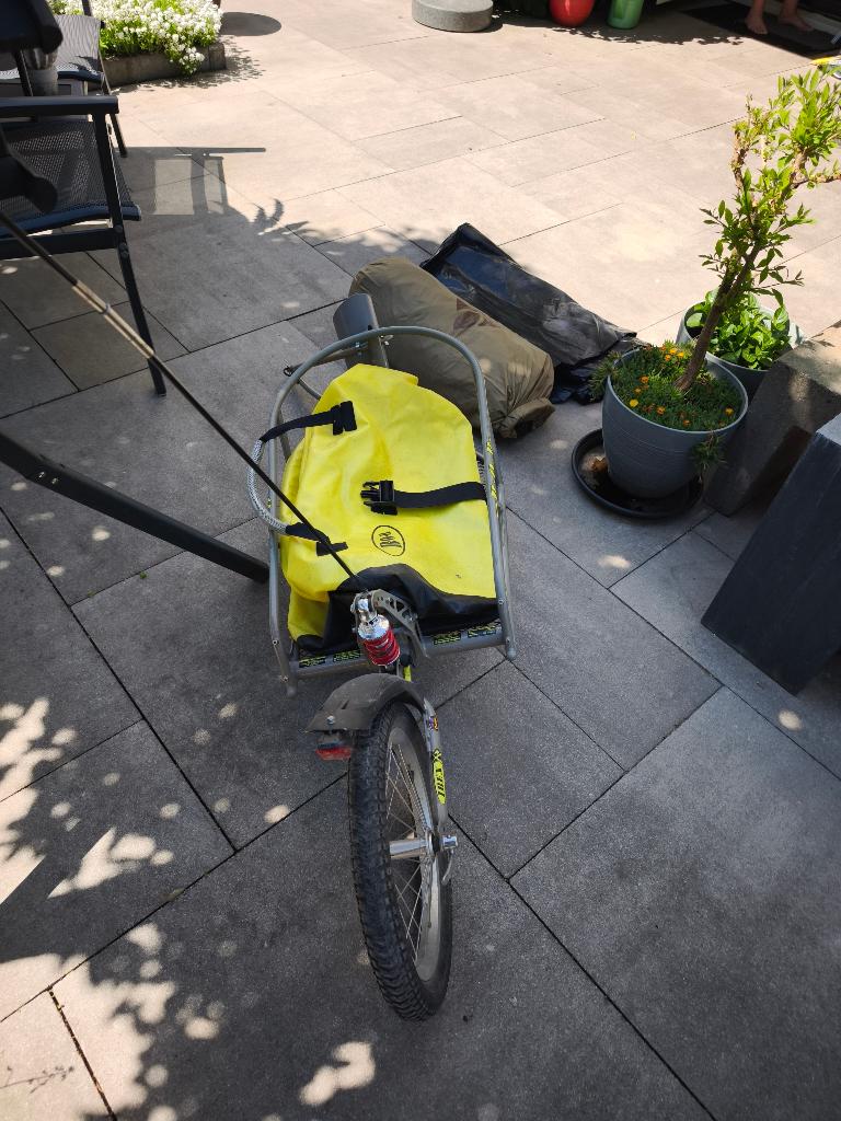 Fietskar Bobike, Fietsen en Brommers, Ophalen, Gebruikt, Vering, Bagagekar