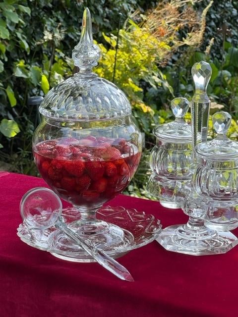 BOWLPOT- OF PUNCHPOT, ZUURSTEL- OF JAMSTEL OLIJFSLIJPSEL, Verzenden