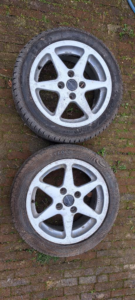 Borbet velgen 195/50 r15 /banden, Ophalen, Gebruikt