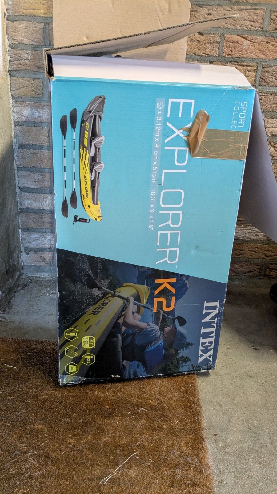 Opblaasbaar Kano, Watersport en Boten, Ophalen of Verzenden, Zo goed als nieuw, Kajak, Opblaasbaar