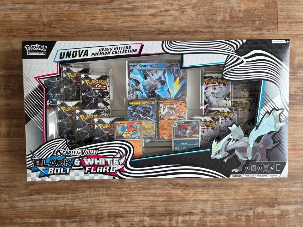 Black bolt & White flair, UNOVA box, Hobby en Vrije tijd, Verzamelkaartspellen | Pokémon, Ophalen, Nieuw