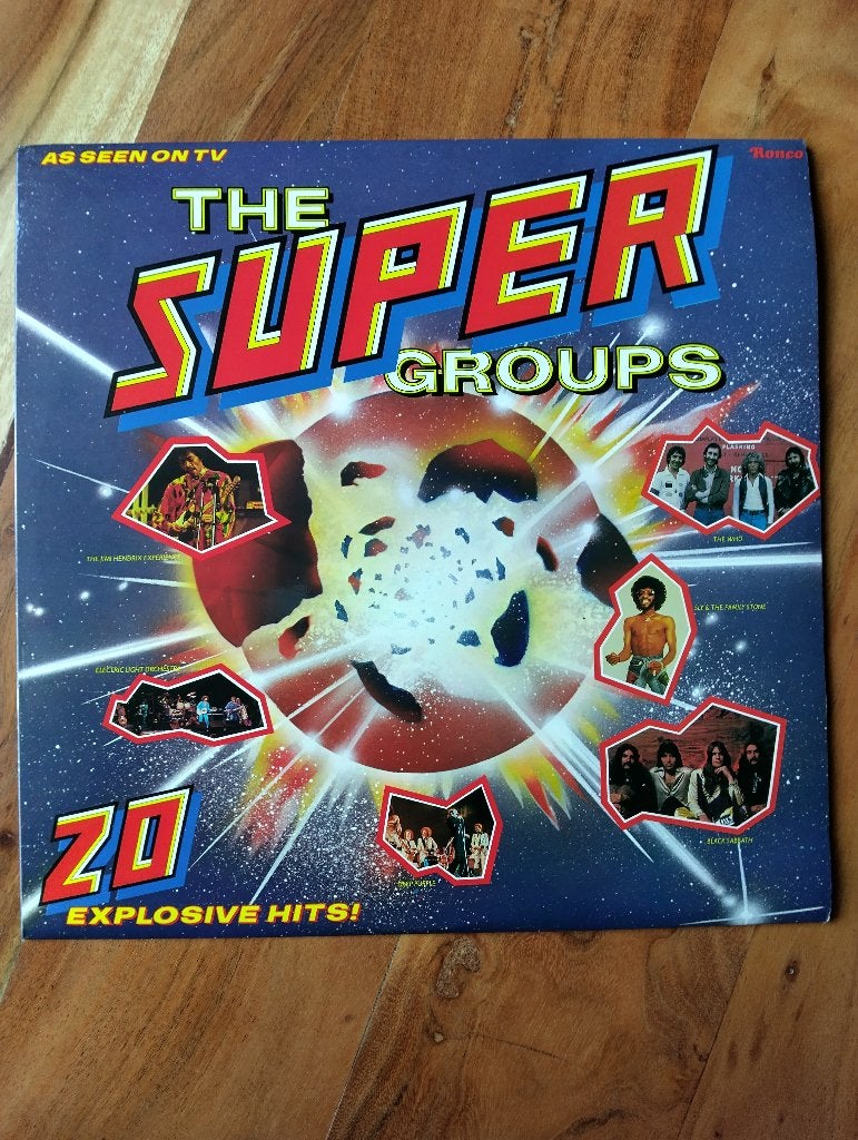 The Super Groups - 20 Explosive Hits! * Vinyl * LP *, LP, Gebruikt, Ophalen of Verzenden, Pop