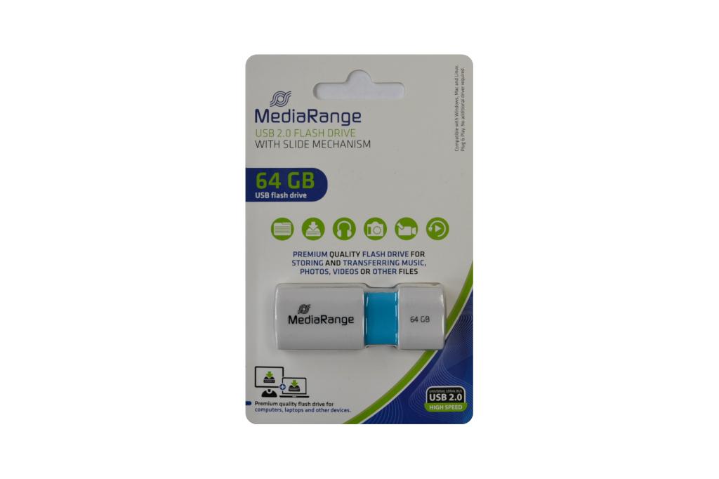 MediaRange 64 GB usb stick MR974, Computers en Software, USB Sticks, Nieuw, 64 GB, Ophalen of Verzenden