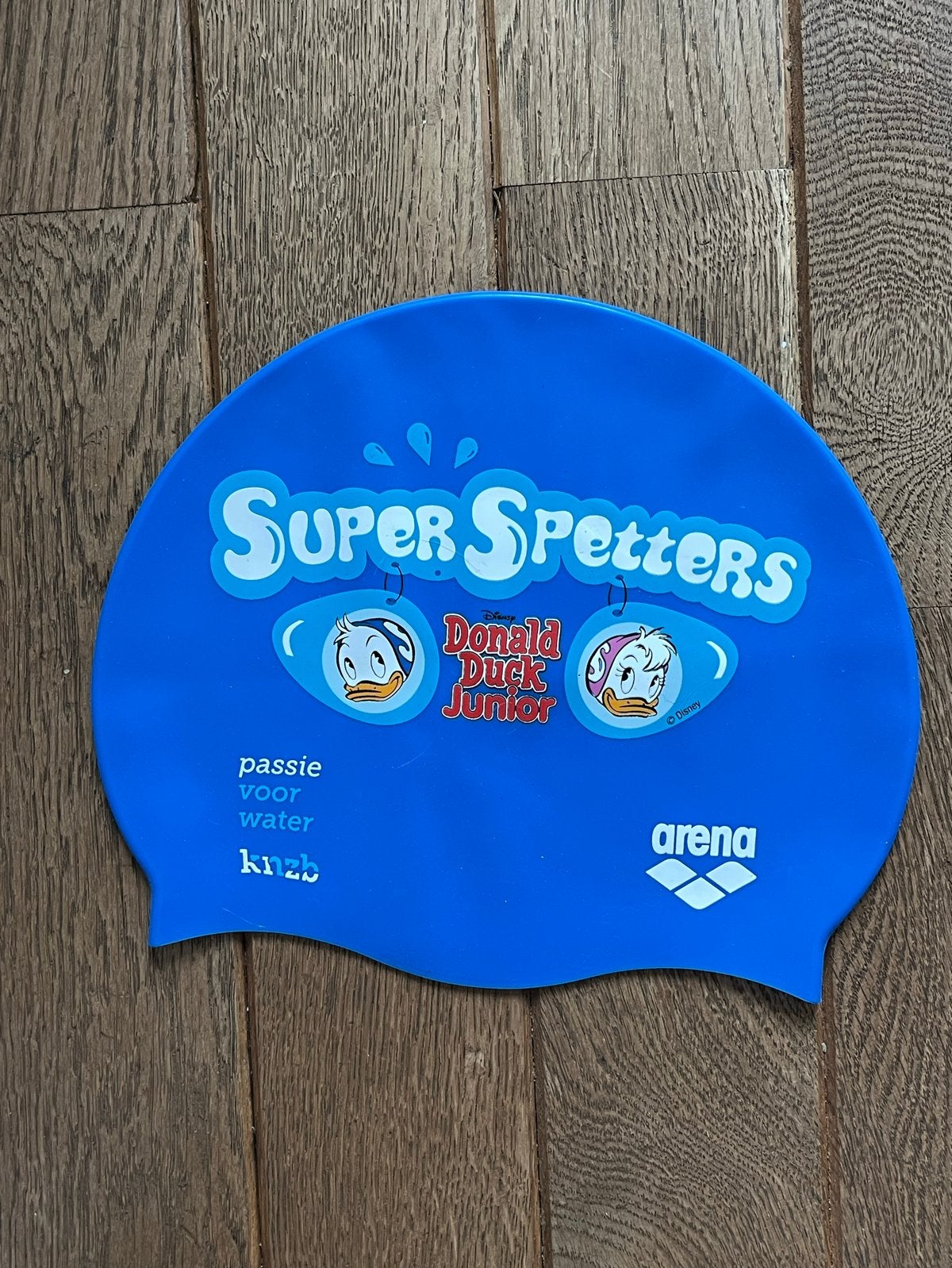 Arena badmuts Zwemmuts - Blauw, Jongetje of Meisje, One size, Ophalen of Verzenden, Zo goed als nieuw