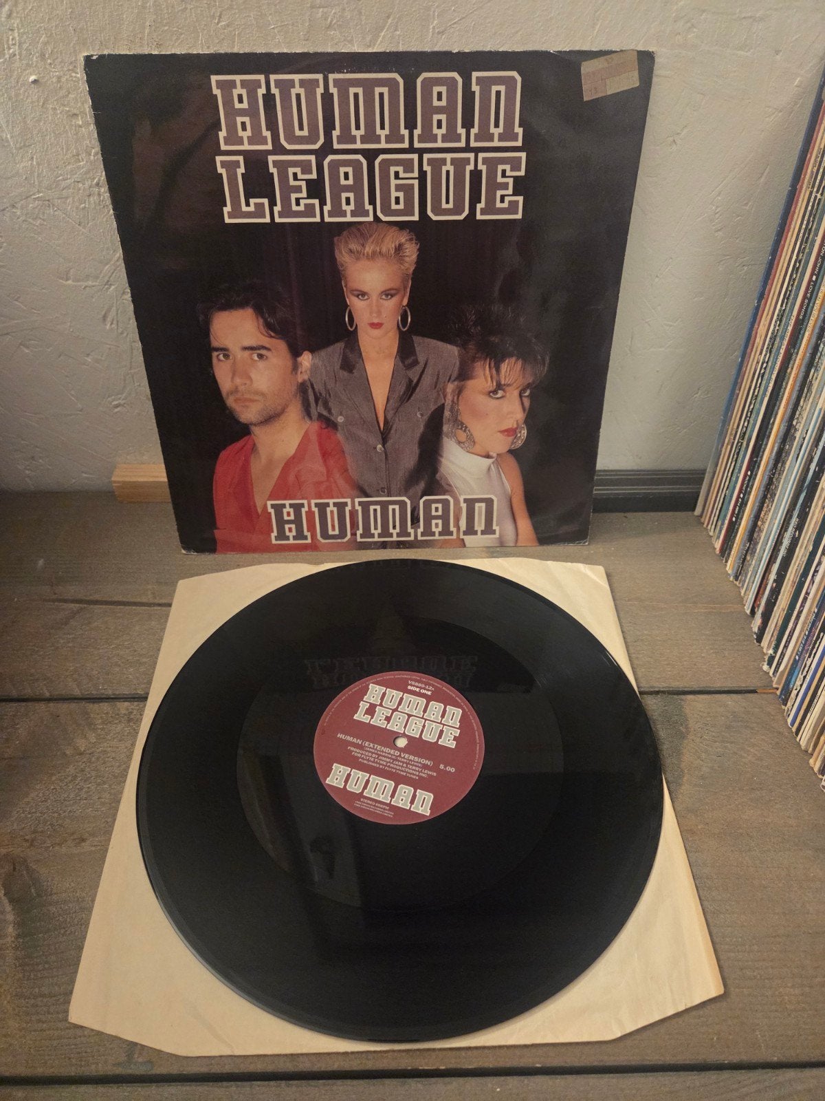 The Human League - Human (Vinyl Single), Gebruikt, Ophalen of Verzenden, EP, EP
