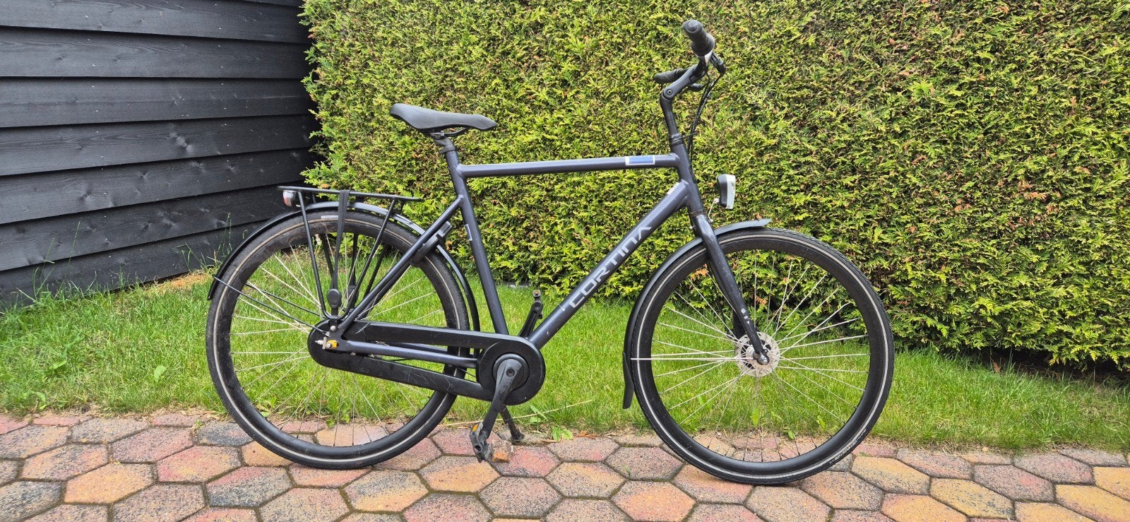 Keurige cortina herenfiets, 60cm met 7 versnelingen, Gebruikt, Versnellingen, 57 tot 61 cm, Trommelrem