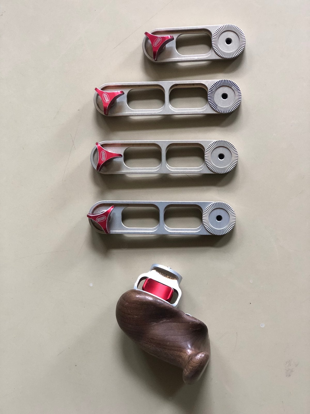 Vocas houten handgrip, Ophalen of Verzenden, Gebruikt, Video