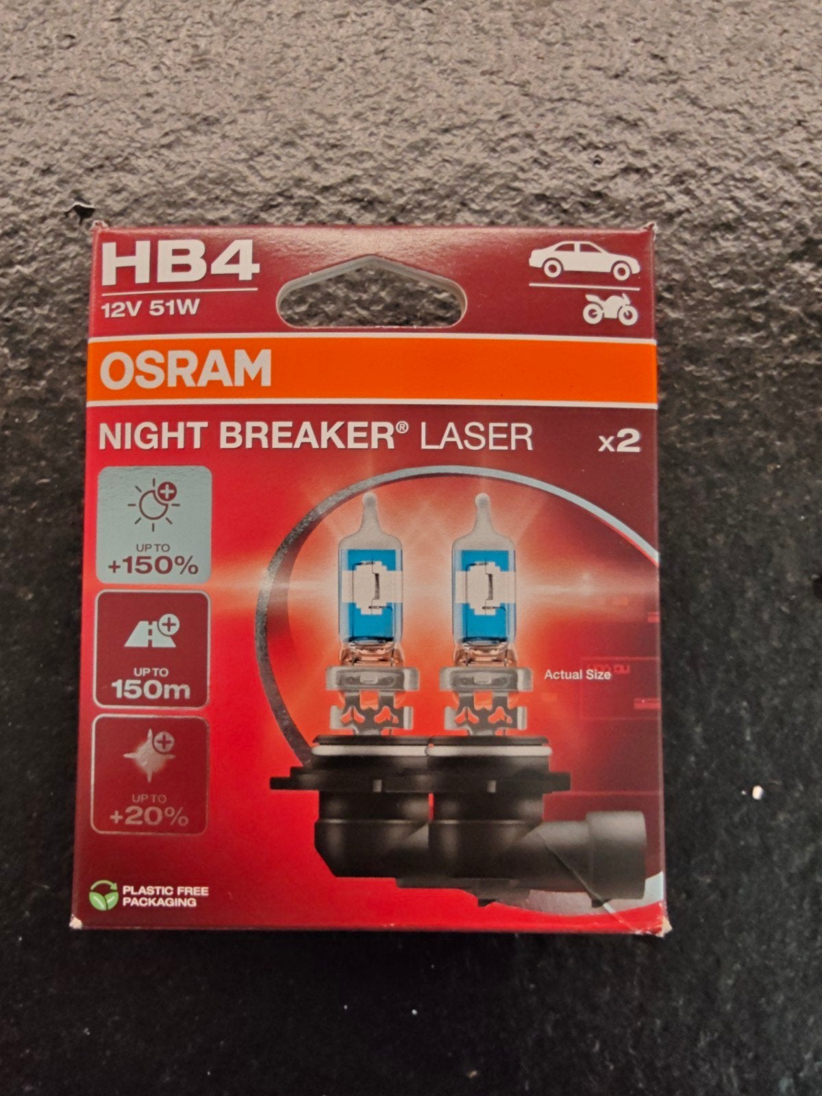 Osram Night Breaker Laser HB4 12V 51W lampen (2 stuks), Ophalen of Verzenden