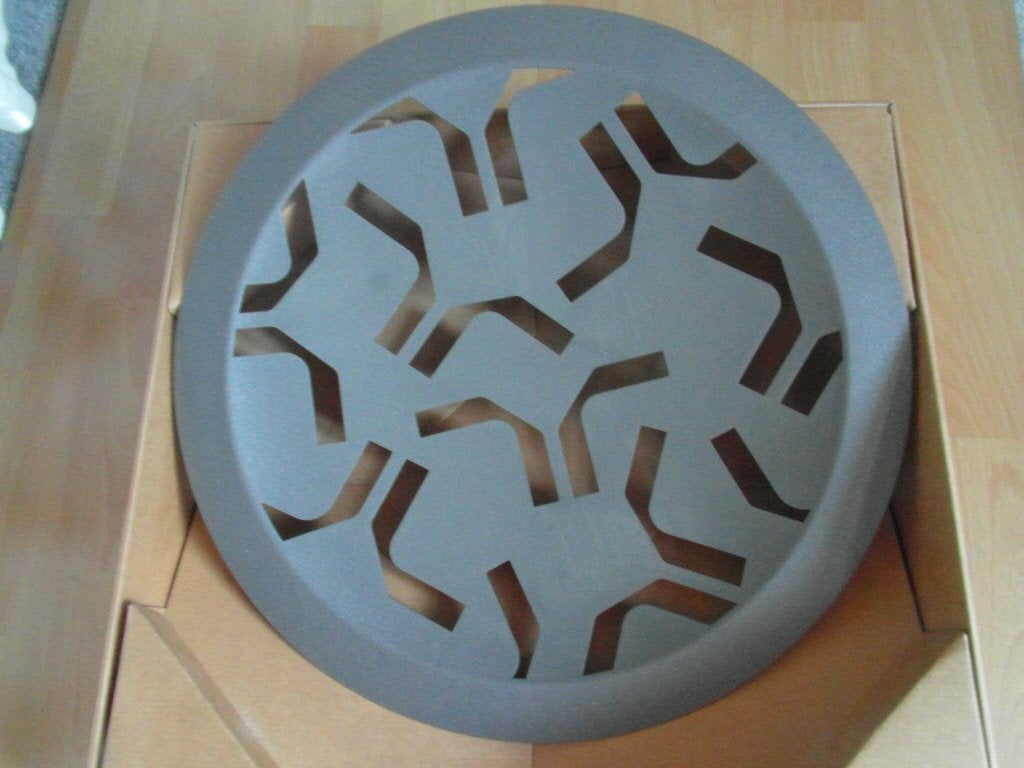 metalen object/schaal van Randstad, nieuw in doos. Hanglamp, Ophalen of Verzenden, Nieuw, Gebruiksvoorwerp