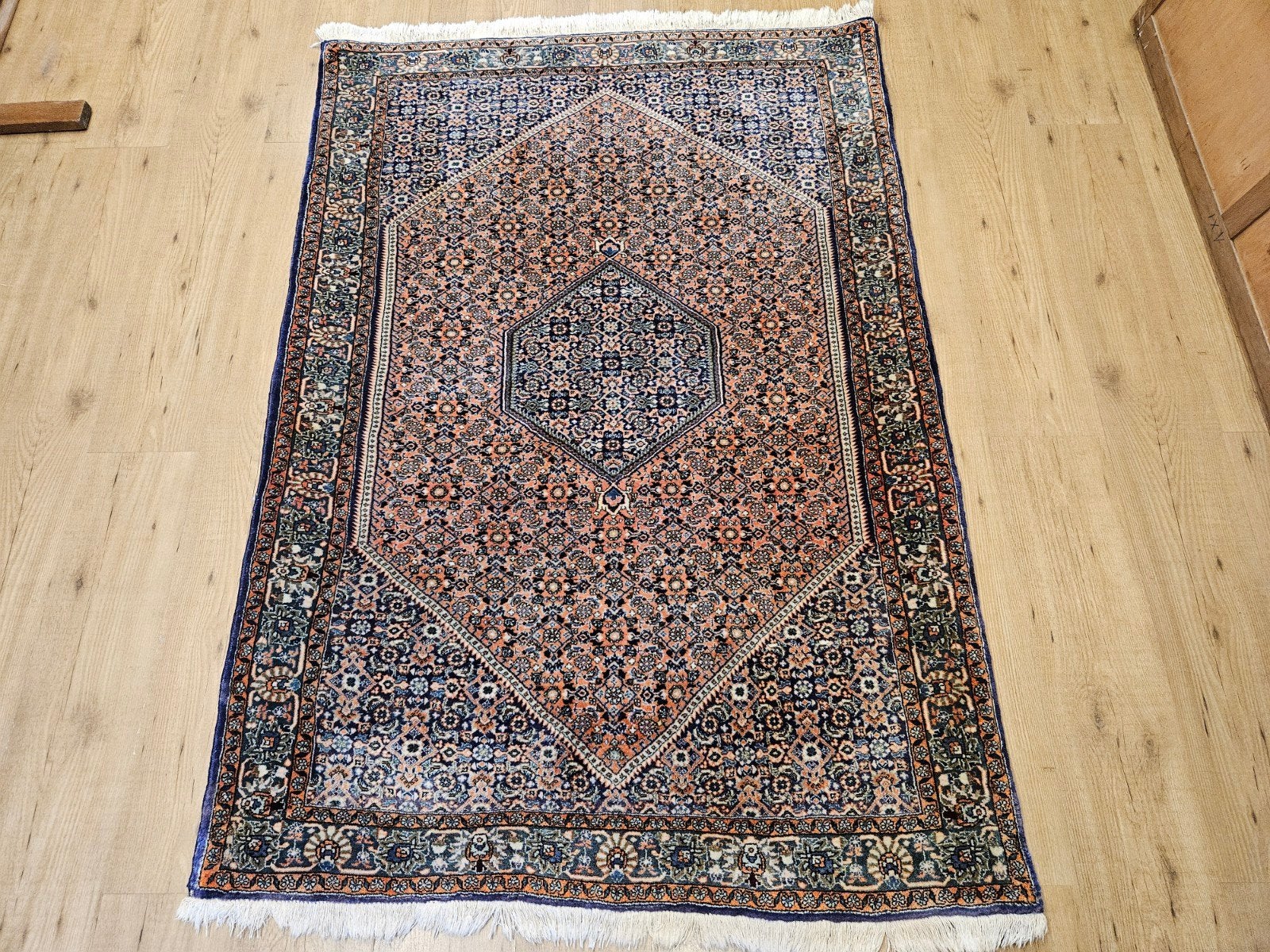 Vintage handgeknoopt perzisch tapijt bidjar 178x117, Info@SlatsAntiek.nl, Tweedehands, 100 tot 150 cm, Perzisch