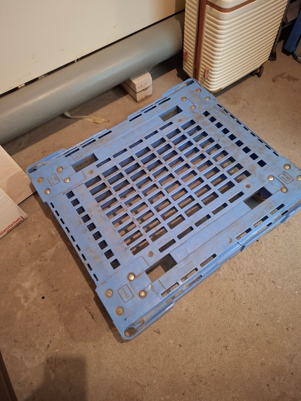 verrijdbare pallet, Doe-het-zelf en Verbouw, Kratten en Dozen, Ophalen, Gebruikt, 60 cm of meer, Overige typen